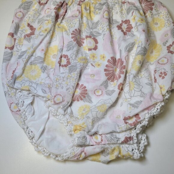 Dylan & Abby Baby One Piece Summer Wrap Straps Buttons Snaps Overalls 6-9 Months - Picture 6 of 8